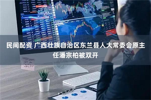 民间配资 广西壮族自治区东兰县人大常委会原主任潘宗柏被双开