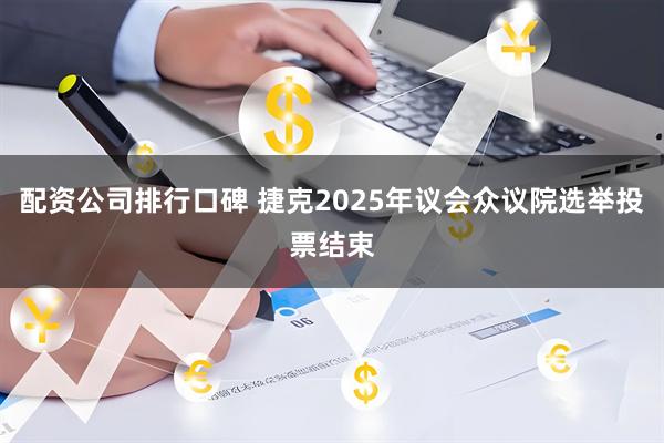 配资公司排行口碑 捷克2025年议会众议院选举投票结束